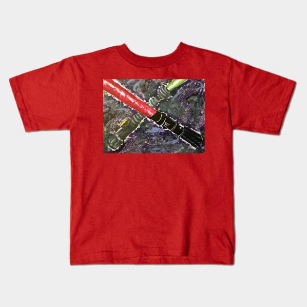 lord of sword Kids T-Shirt by stephaniedport